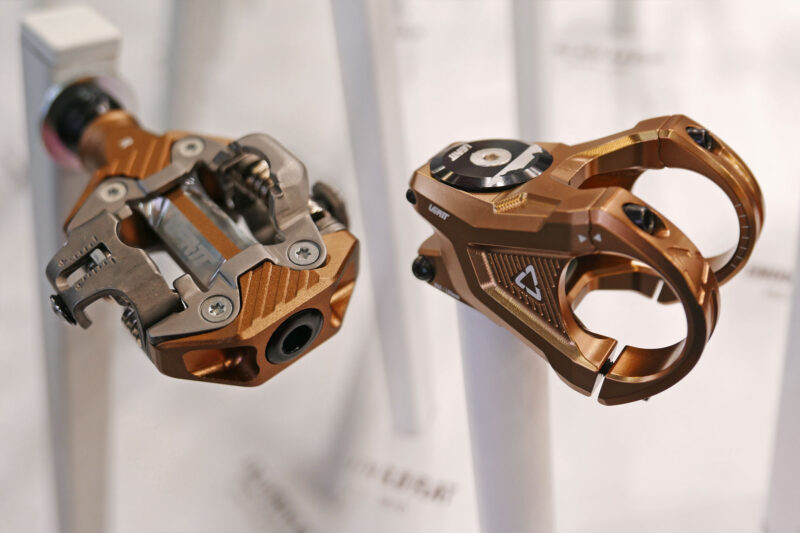 Leatt Enters MTB Component World w/ Vibration-Absorbing Stems, Grips, Pedals & Full Face Bidon!