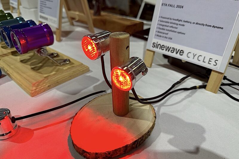 MADE Show: Sinewave Cycles Compact Dynamo Rear Light, No Dynamo Hub or Front Light Needed