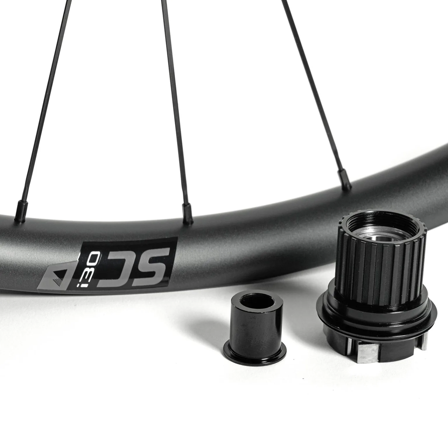 FSA SCi30 lightweight affordable carbon all-mountain bike enduro eMTB wheelset, freehub body